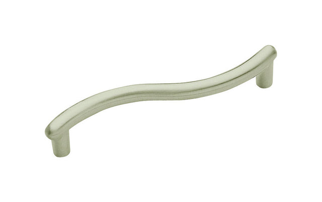 Amerock Allison Basic Metals Cabinet Pull 3-3/4 in. Satin Nickel 1 pk