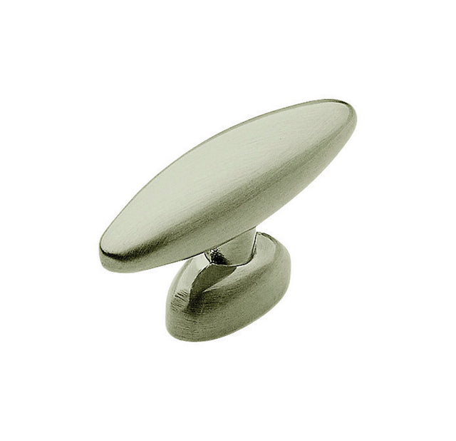 Amerock Allison Oval Cabinet Knob 1-9/16 in. D 15/16 in. Satin Nickel 1 pk