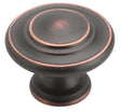 Amerock Round Cabinet Knob 1-5/16 in. D 1 in. Oil Rubbed Bronze 1 pk