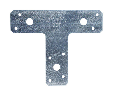 Simpson Strong-Tie 5 in. H X 6 in. W 14 Ga. Galvanized Steel T Strap