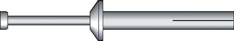 Hillman 1/4 in. D X 3/4 in. L Steel Mushroom Head Hammer Drive Anchor 100 pk