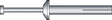 Hillman 1/4 in. D X 1-1/2 in. L Steel Mushroom Head Hammer Drive Anchor 100 pk