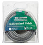 Tie Down Engineering Galvanized Galvanized Steel 3/8 in. D X 50 ft. L Aircraft Cable