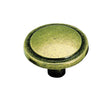 Amerock Allison Round Cabinet Knob 1-1/4 in. D 13/16 in. Burnished Brass 1 pk