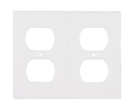 M-D White Foam Wall Plate Sealers 6 pk
