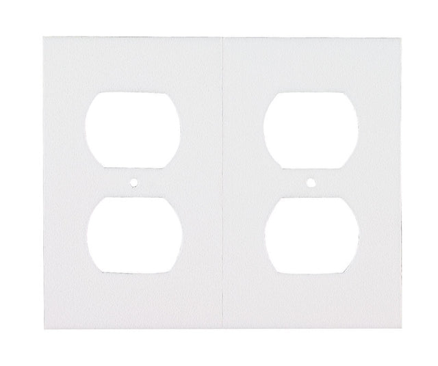 M-D White Foam Wall Plate Sealers 6 pk
