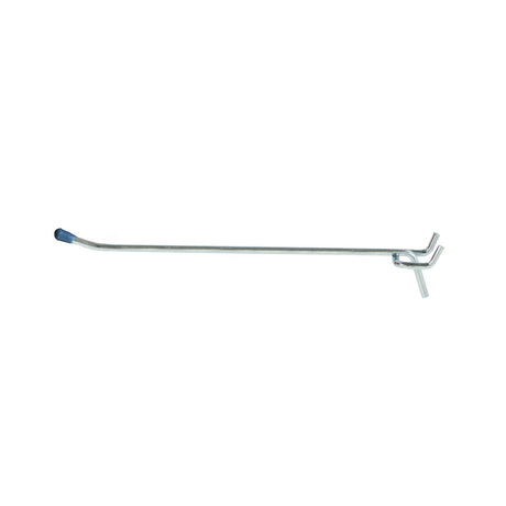 Crawford Silver Steel 8 in. Peg Hooks 3 pk