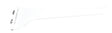 Knape & Vogt White Steel Regular Duty Bracket 16 Ga. 10 in. L 160 lb