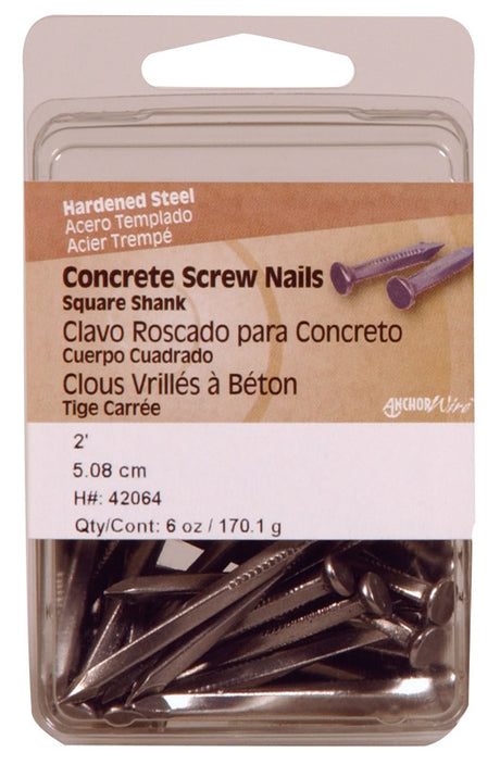 Hillman 2 in. Concrete Steel Nail Flat Head 6 lb