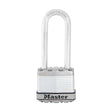Master Lock 1-9/16 in. H X 11/16 in. W X 1-3/4 in. L Steel Dual Ball Bearing Locking Padlock Keyed A