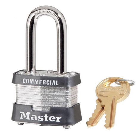 Master Lock 1-5/16 in. H X 1-5/8 in. W X 1-9/16 in. L Steel Double Locking Padlock Keyed Alike