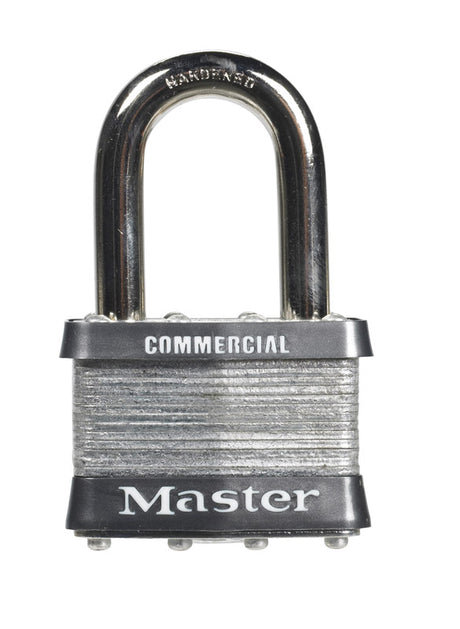 Master Lock 1-1/2 in. H X 7/8 in. W X 2 in. L Steel 4-Pin Cylinder Padlock Keyed Alike