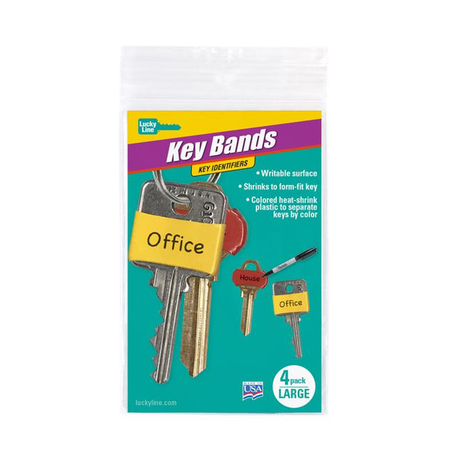 Lucky Line Plastic Assorted Key Sleeve