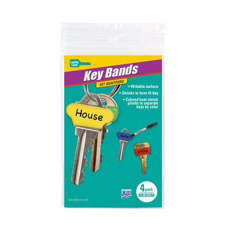 Lucky Line Plastic Assorted Key Sleeve