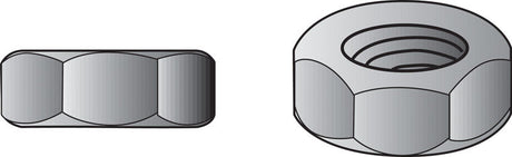 Hillman 5/16 in. Zinc Dichromate Steel USS Hex Nut 100 pk