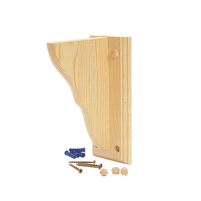 Waddell Natural Pine Bracket 7.75 in. L