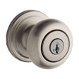 Kwikset SmartKey Juno Satin Nickel Entry Lockset KW1 1-3/4 in.