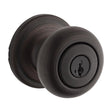 Kwikset SmartKey Juno Venetian Bronze Entry Lockset KW1 1-3/4 in.