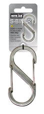 Nite Ize S-Biner 1.8 in. D Stainless Steel Silver Carabiner Key Holder