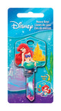 Hillman Disney Ariel And Friends House Key Blank 66/97 KW1/KW10 Single For Kwikset and Titan Locks