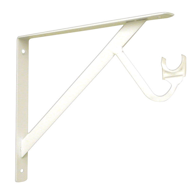 Knape & Vogt John Sterling White Steel Bracket 12 Ga. 11-1/4 in. L 500 lb