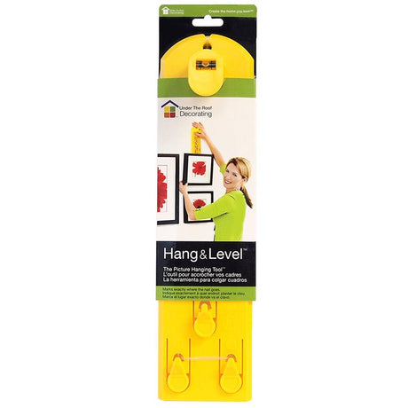 Hang and Level Yellow Hang and Level Picture Hanger 10 lb 1 each