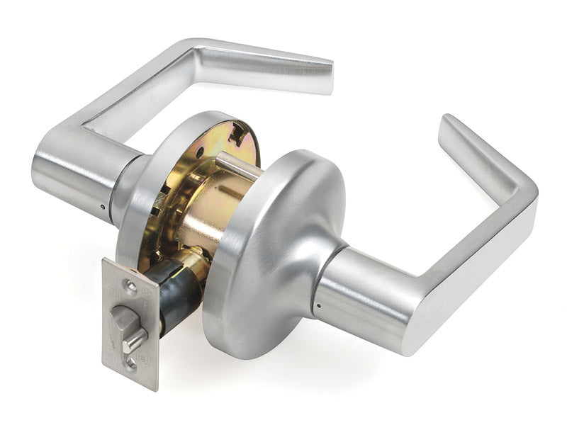 Tell Cortland Satin Chrome Passage Lockset 1-3/4 in.