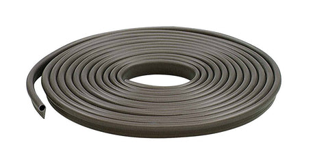 M-D Brown Vinyl Gasket Weatherstrip For Doors and Windows 17 ft. L X 1/2 in.