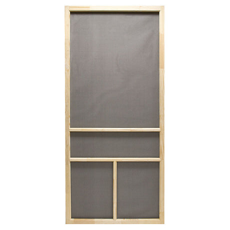 Precision 80-1/2 in. H X 30 in. W Dogwood Natural Wood Wood Screen Door