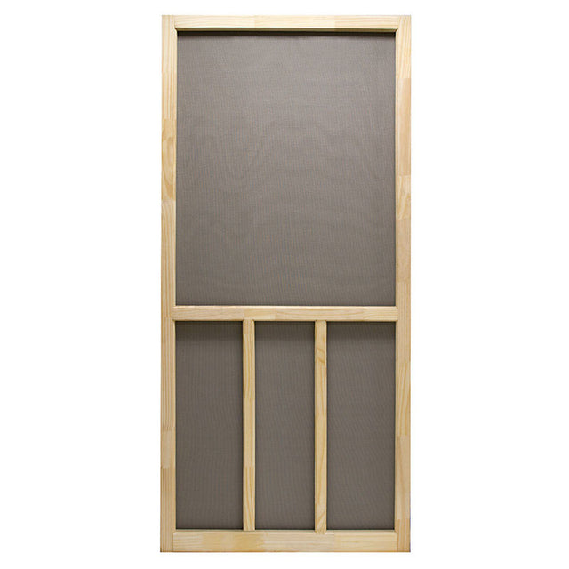 Precision 80-1/2 in. H X 36 in. W Aspen Natural Wood Wood Screen Door