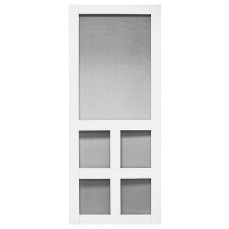 Precision 80 in. H X 36 in. W Vermont White Vinyl/Wood Screen Door