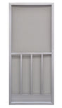 Precision 79-3/4 in. H X 35-1/4 in. W Promo Gray Steel Screen Door