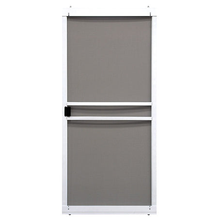 Precision 80-3/4 in. H X 36 in. W Branson White Steel Adjustable Sliding Screen Door