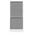 Precision 79-3/4 in. H X 35-1/4 in. W Capri White Steel Screen Door