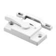 Prime-Line Painted White Diecast Vinyl Window Sash Lock 1 pk