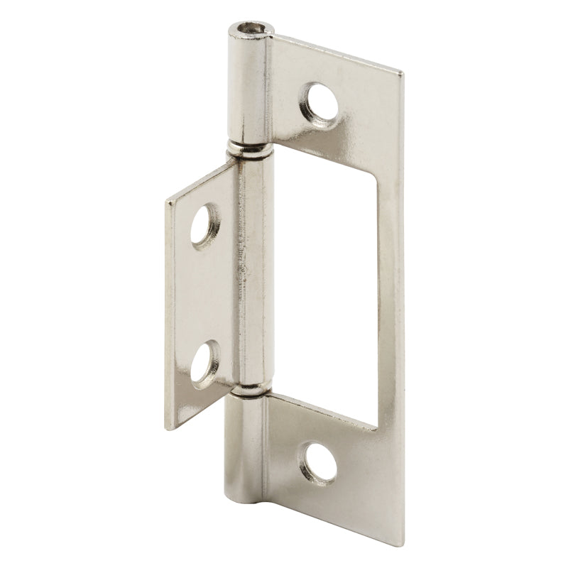 Prime-Line 3 in. L Satin Nickel Bi-fold Door Hinge 2 pk