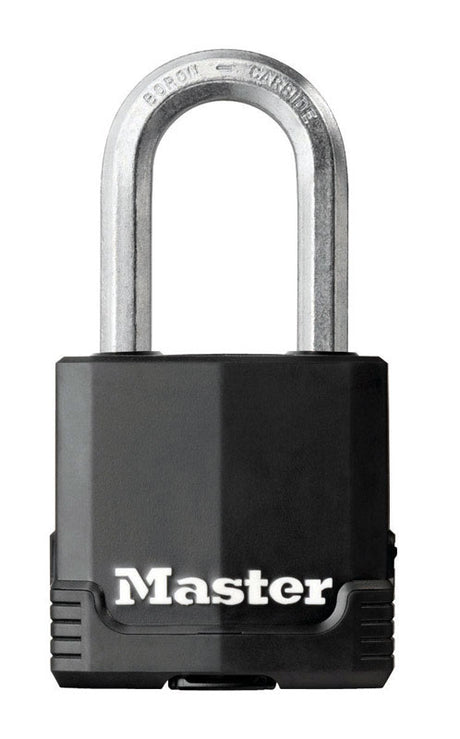 Master Lock M115KALF 1-7/8 in. H X 1-3/16 in. W X 1-3/4 in. L Laminated Steel Padlock Keyed Alike