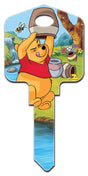 Hillman Disney Winnie The Pooh House Key Blank 66/97 KW1/KW10 Single For Kwikset and Titan Locks