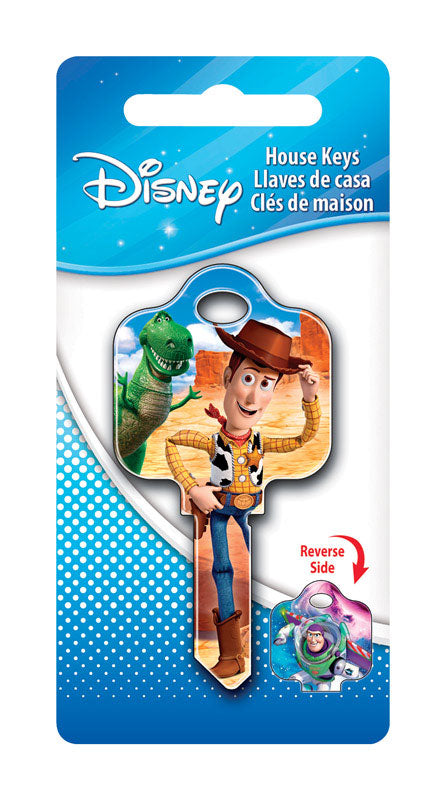 Hillman Disney Buzz/Woody House Key Blank 68 SC1 Single For Schlage Locks