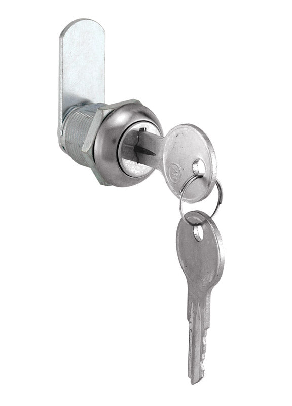 Prime-Line Chrome Silver Stainless Steel Cabinet/Drawer Lock