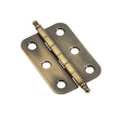 Amerock 1-3/8 in. W X 2-11/16 in. L Antique Brass Steel Decorative Hinge 2 pk