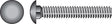 Hillman 1/2 in. X 6 in. L Hot Dipped Galvanized Steel Carriage Bolt 25 pk