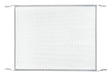 M-D Mill Silver Aluminum Door Grille 1 pc