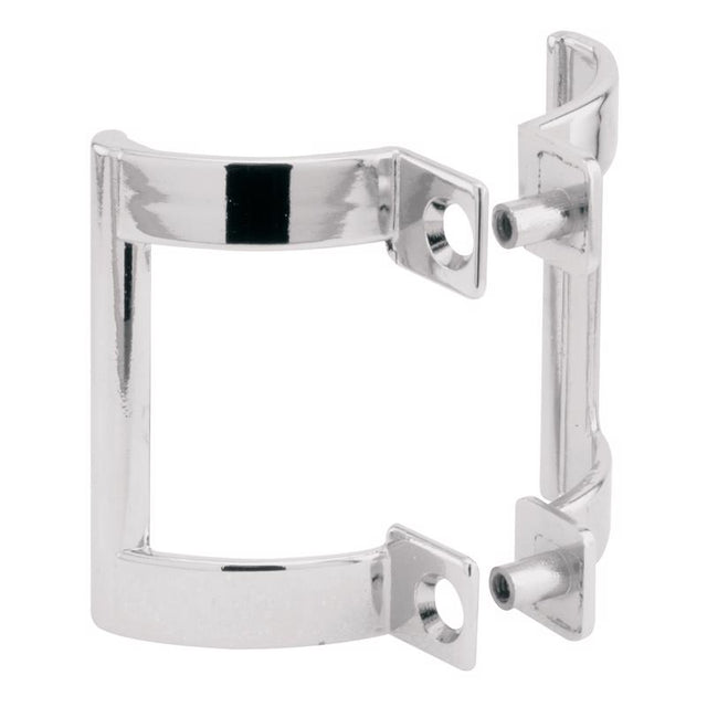 Prime-Line 2 in. H X 1-1/5 in. W Chrome Silver Frameless Shower Door Handle