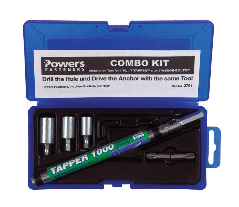 HILLMAN Tapper No. 8 X 1-1/4 in. L Phillips Flat Head Screw Kit 1 pk
