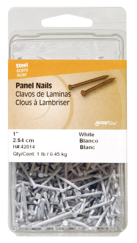 Hillman 1-5/8 in. Panel Steel Nail Flat Head