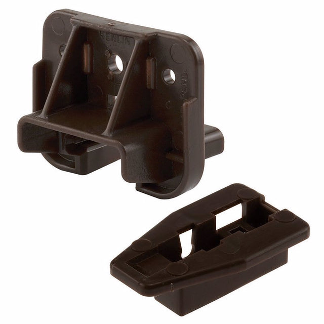 Prime-Line 1-3/16 in. L Plastic Center Guide Drawer Track Guide And Glide 1 pk