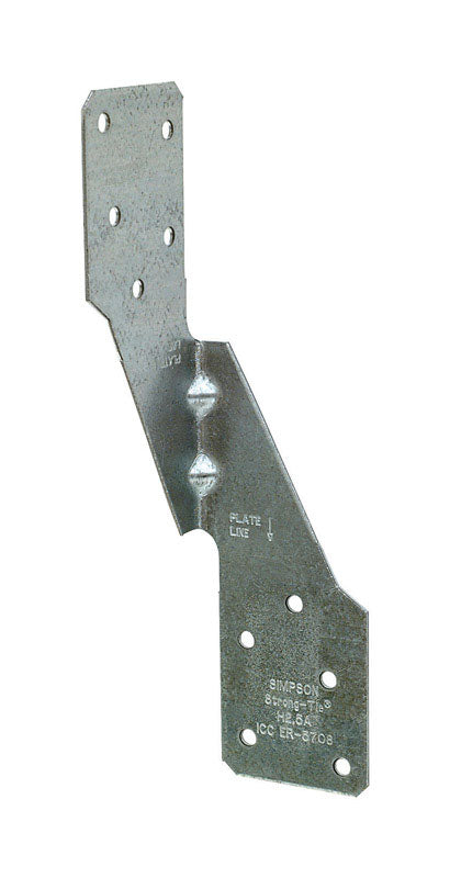 Simpson Strong-Tie 6 in. H X 1.69 in. W 18 Ga. Galvanized Steel Hurricane Tie