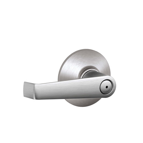 Schlage Elan Satin Chrome Privacy Lockset 1-3/4 in.