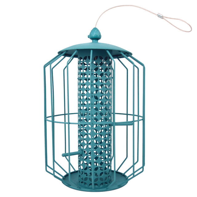 Perky-Pet Wild Bird 1 lb Metal Cage Bird Feeder 2 ports